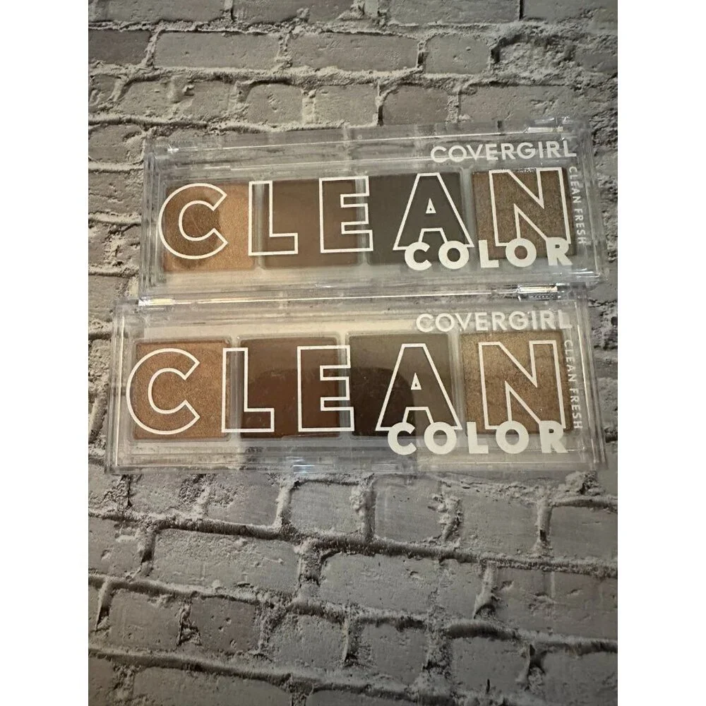 Covergirl Clean Color Eye Shadow‎ Quad - #262 - Golden Toffee - 2 included
